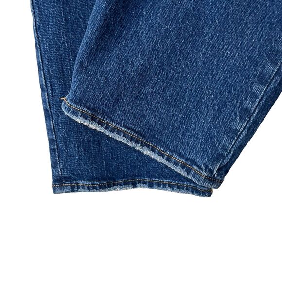 Abercrombie & Fitch 90s Straight Jeans Women’s Size 35 Blue Ultra High Rise - Picture 7 of 13